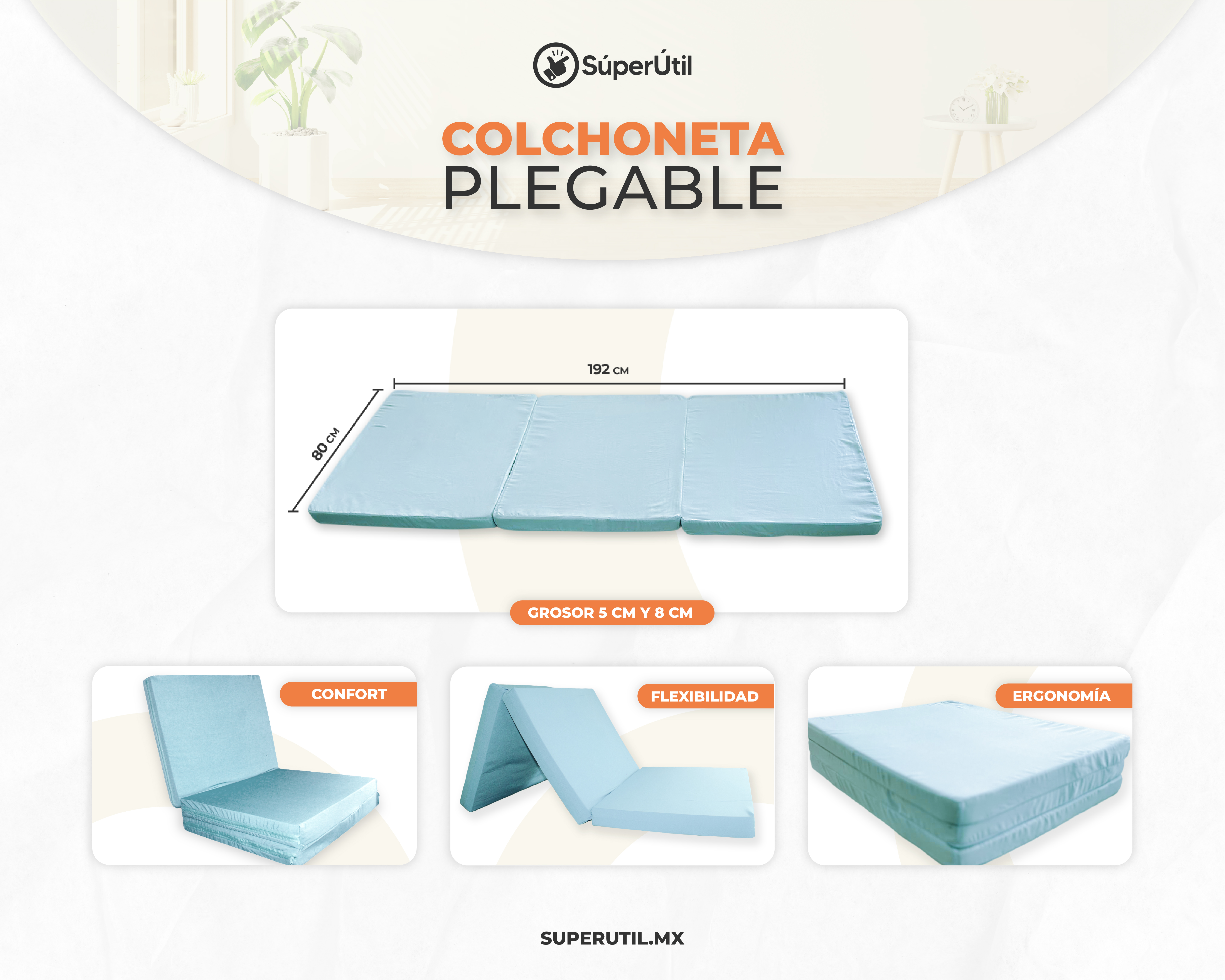 Guía de tamaños colchoneta